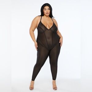 Savage X Fenty X-Ray Vision Catsuit Crotchless Catsuit BNWT